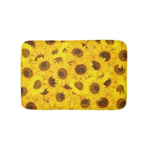 Yellow Sunflower Bathmat