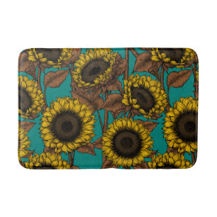 Sunflowers Bath Mat