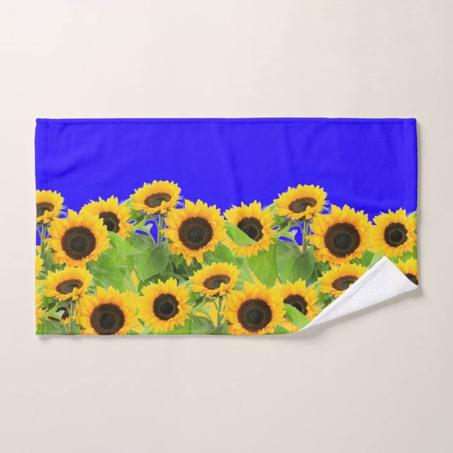 Sunflowers Bath Towel Set (Hand Towel)