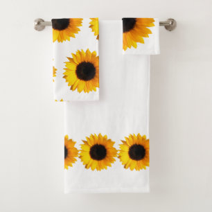 Sunflowers Bath Towel Set