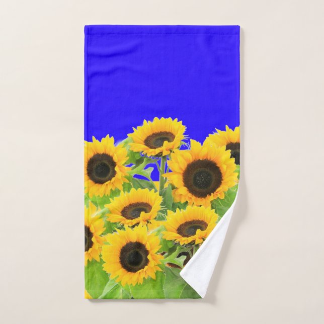 Sunflowers Bath Towels (Hand Towel)