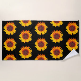Sunflowers Beach Towel