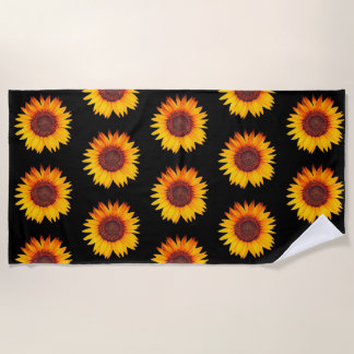 Sunflowers Beach Towel