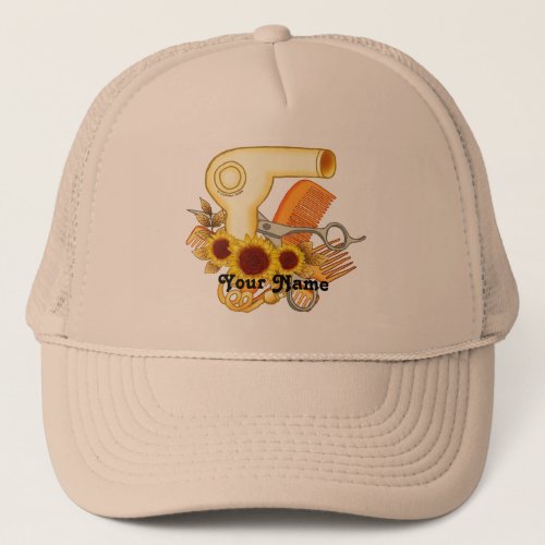 Sunflowers Beautician hat