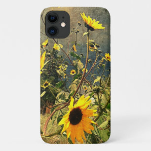 Sunflowers Before The Storm Clouds iPhone 11 Case