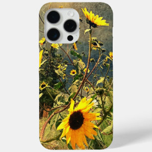 Sunflowers Before The Storm Clouds iPhone 15 Pro Max Case