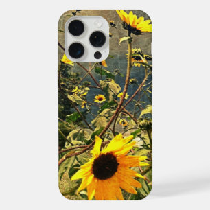 Sunflowers Before The Storm Clouds iPhone 15 Pro Max Case