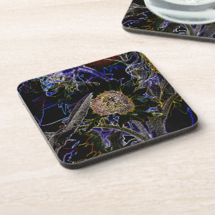 SUNFLOWERS BEVERAGE COASTER