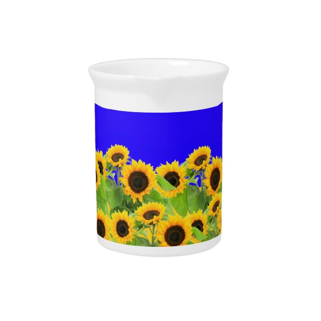Sunflowers Beverage Pitcher (Front)
