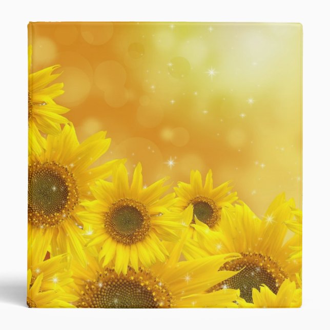 SUNFLOWERS BINDER (Front)