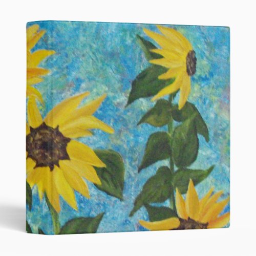 Sunflowers Binder