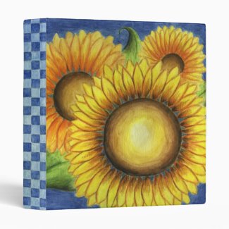 Sunflowers Binder Scrapbook Album