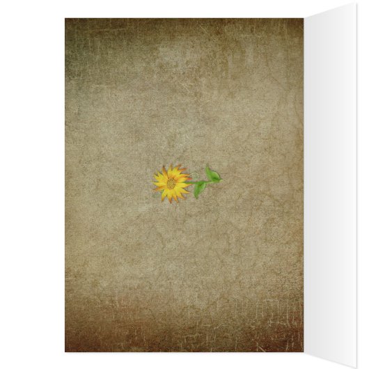 Sunflowers - Birthday - Sister (Inside (Left))