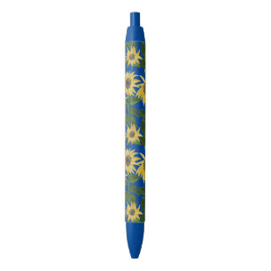 Sunflowers Blue by Julia Morrill Pen