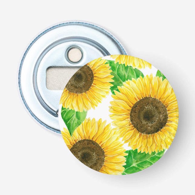 Sunflowers Bottle Opener (Front)