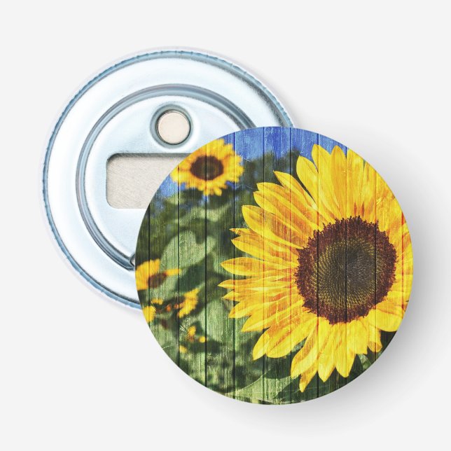 Sunflowers  bottle opener (Front)