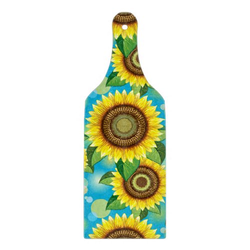 Sunflowers Bright Summer Nature Flora Cutting Board