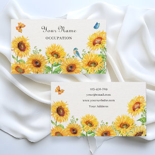 Sunflowers  business card