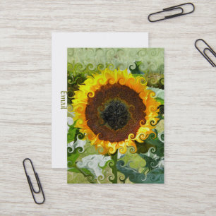 SUNFLOWERS BUSINESS CARD