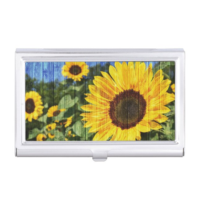 Sunflowers  business card case (Front)