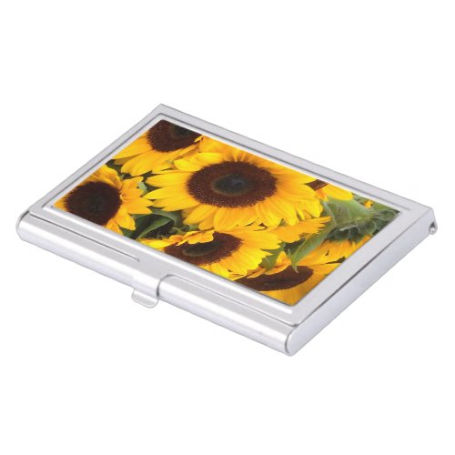 Sunflowers Business Card Holder