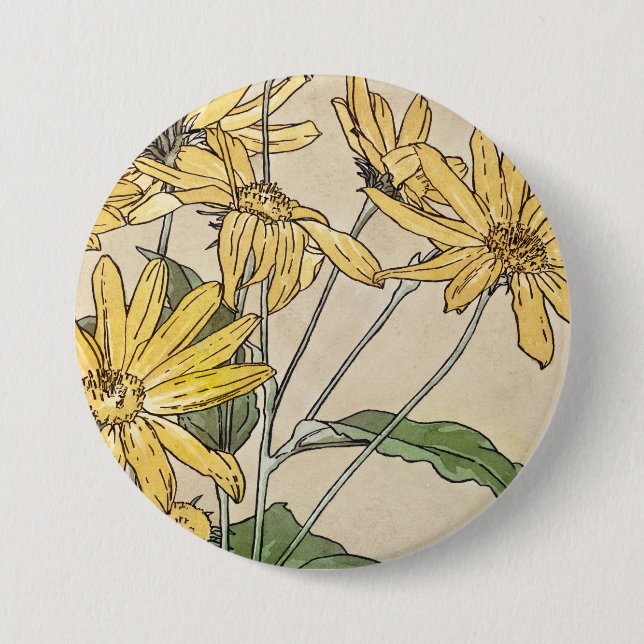 Sunflowers Button (Front)
