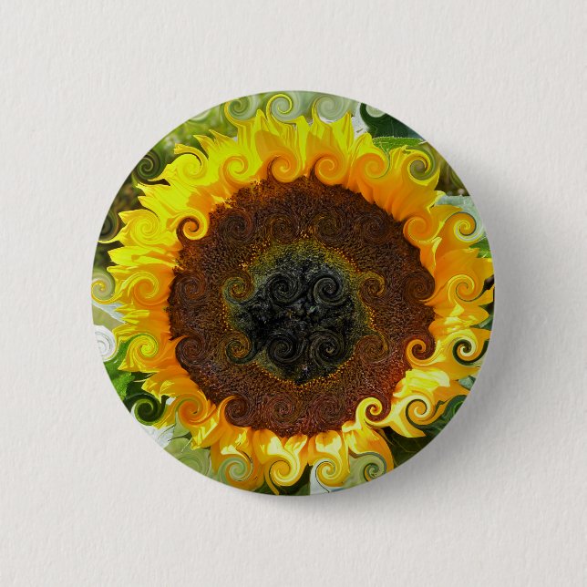 SUNFLOWERS BUTTON (Front)