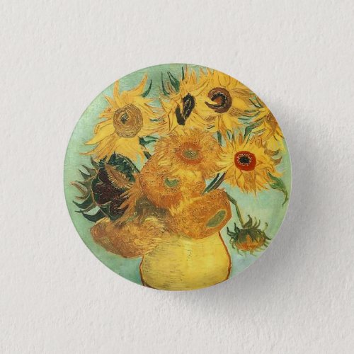 Sunflowers Button