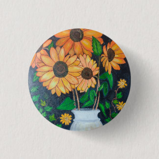 Sunflowers Button