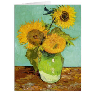 Sunflowers by van Gogh Cards