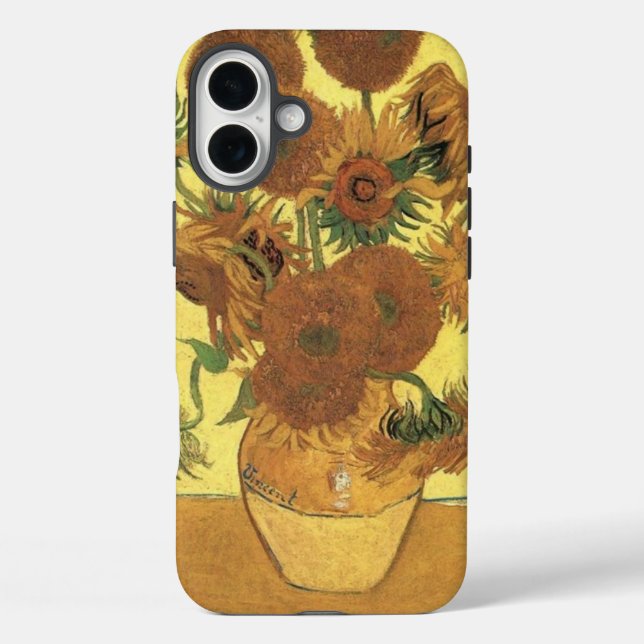 Sunflowers by Van Gogh Case-Mate iPhone Case (Back)