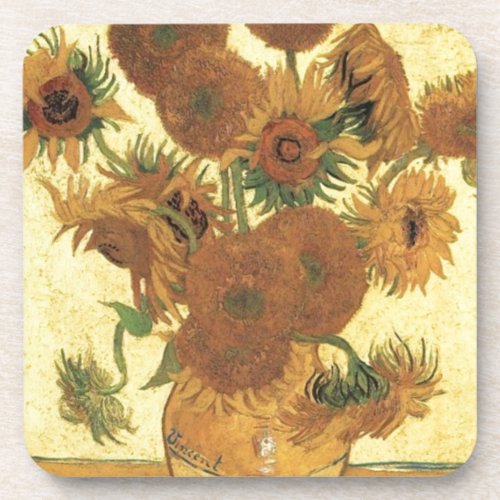 Sunflowers by Van Gogh Coaster