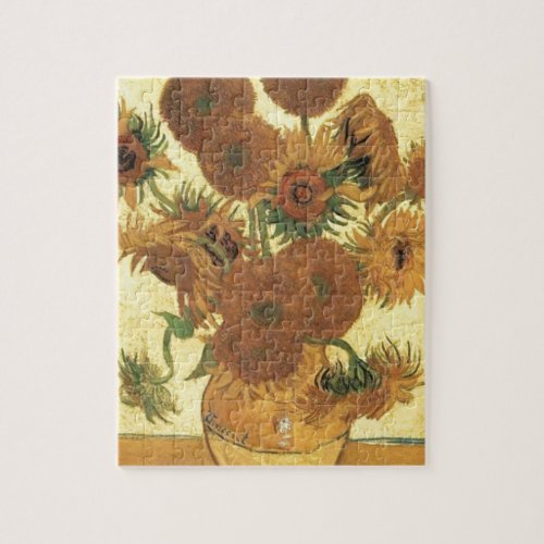 Sunflowers by Van Gogh Jigsaw Puzzle