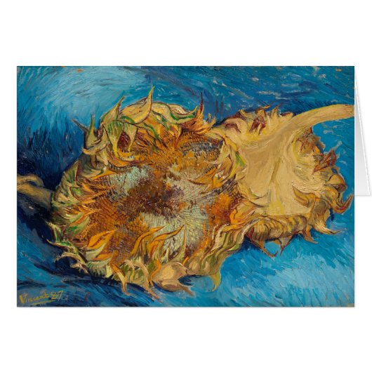Sunflowers by Van Gogh Painting Art (Front Horizontal)