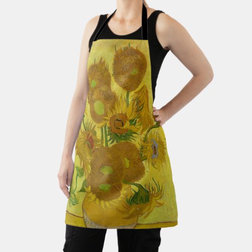 Sunflowers by Van Gogh Painting Art Apron