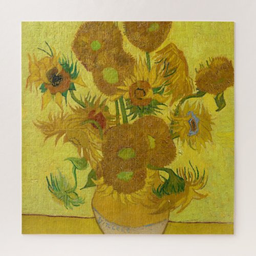 Sunflowers by Van Gogh Painting Art Jigsaw Puzzle