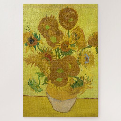 Sunflowers by Van Gogh Painting Art Jigsaw Puzzle