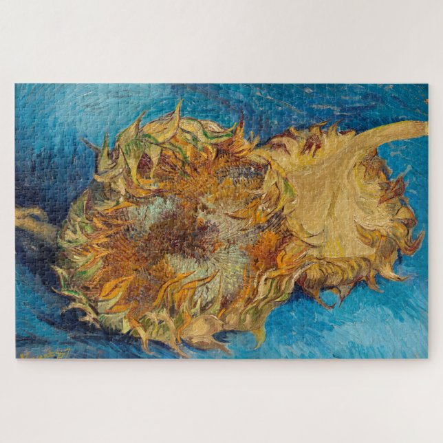 Sunflowers by Van Gogh Painting Art Jigsaw Puzzle (Horizontal)