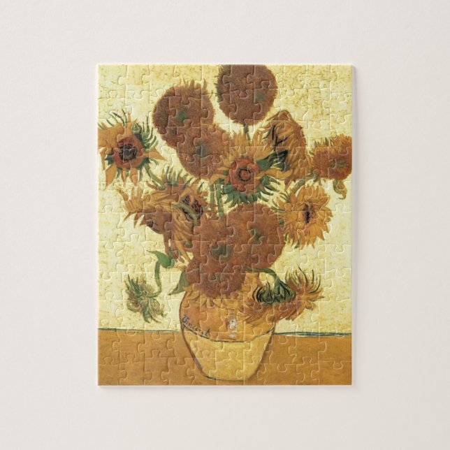 Sunflowers by Van Gogh Painting Art Jigsaw Puzzle (Vertical)