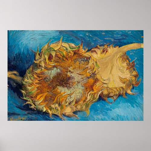 Sunflowers by Van Gogh Painting Art Poster