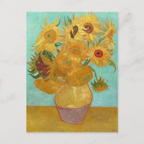 Sunflowers by Van Gogh Postcard