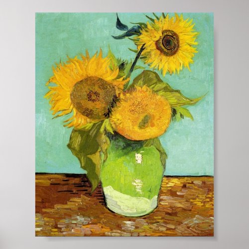 Sunflowers by Van Gogh Poster