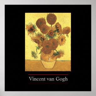 Sunflowers by Van Gogh Poster Print