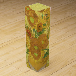 Sunflowers by Van Gogh Wine Gift Box