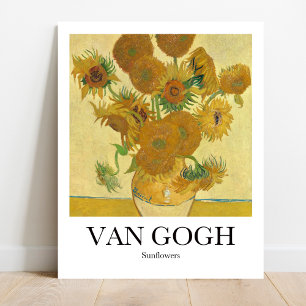 Sunflowers by Vicent van Gogh Poster