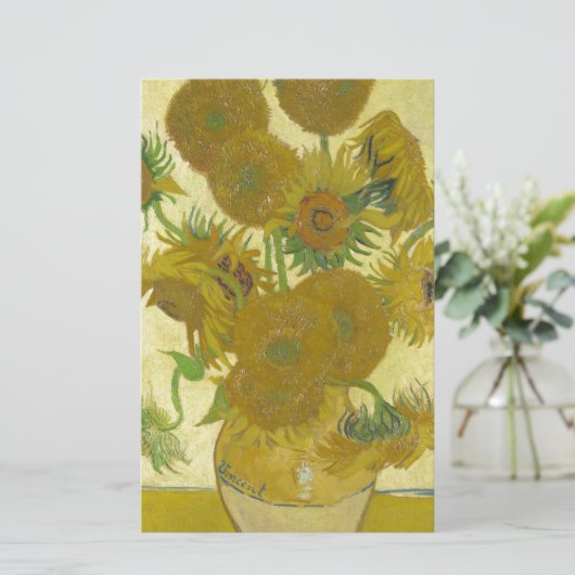 Sunflowers By Vincent Van Gogh (Standing Front)