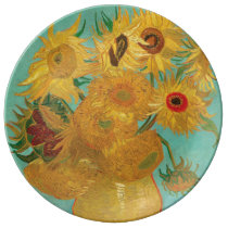 Sunflowers by Vincent Van Gogh Dinner Plate Sunflowers by Vincent Van Gogh Dinner Plate