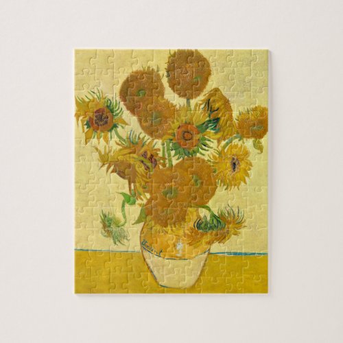 Sunflowers by Vincent Van Gogh Jigsaw Puzzle