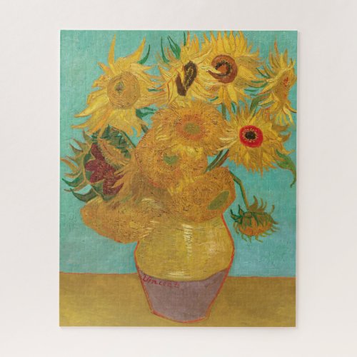 Sunflowers by Vincent Van Gogh Jigsaw Puzzle