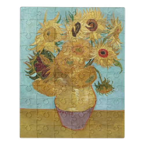 Sunflowers by Vincent van Gogh Jigsaw Puzzle